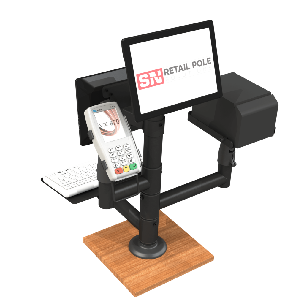 RETAIL POLE MOUNTING SOLUTION FOR HOSPITALITY