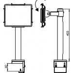 Tablet Stand Pole