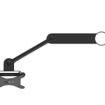 VESA 75/100 with swivel arm